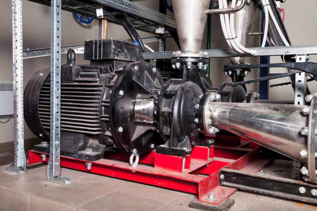 Industrielle Pumpe im Dauerbetrieb für 24/7-Anwendungen in der Prozessindustrie